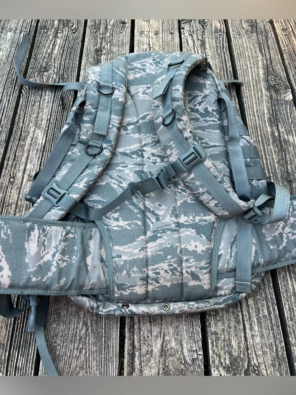 GCS Military Tactical Camo Large Heavy Duty Backpack Bag Made In USA